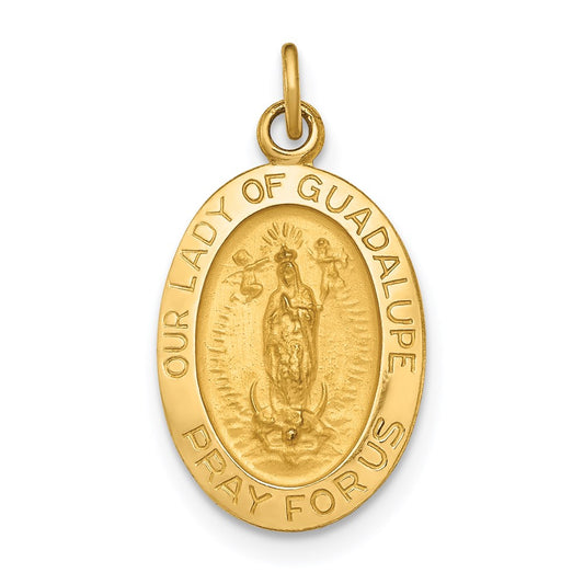 Gold Our Lady of Guadalupe Pendants