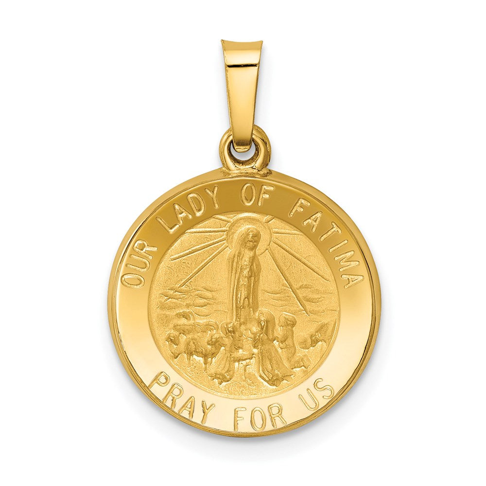 Gold Our Lady of Fatima Pendants