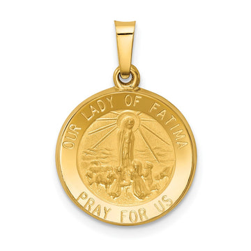 Gold Our Lady of Fatima Pendants