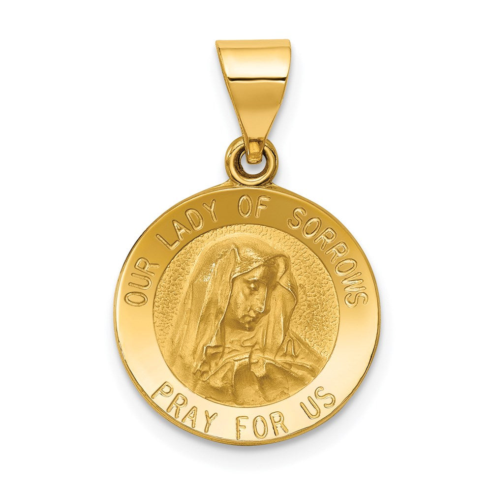Gold Our Lady of Sorrows Pendants