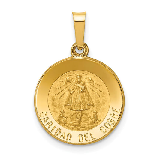Gold Caridad del Cobre Pendants