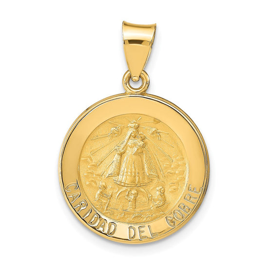 Gold Caridad del Cobre Pendants