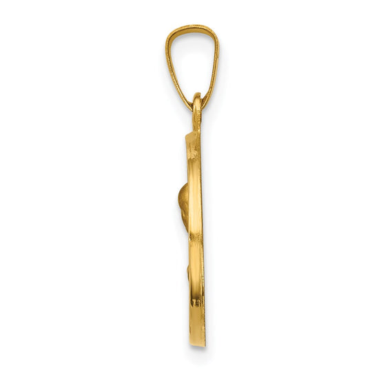 Gold Sacred Heart of Mary Pendants