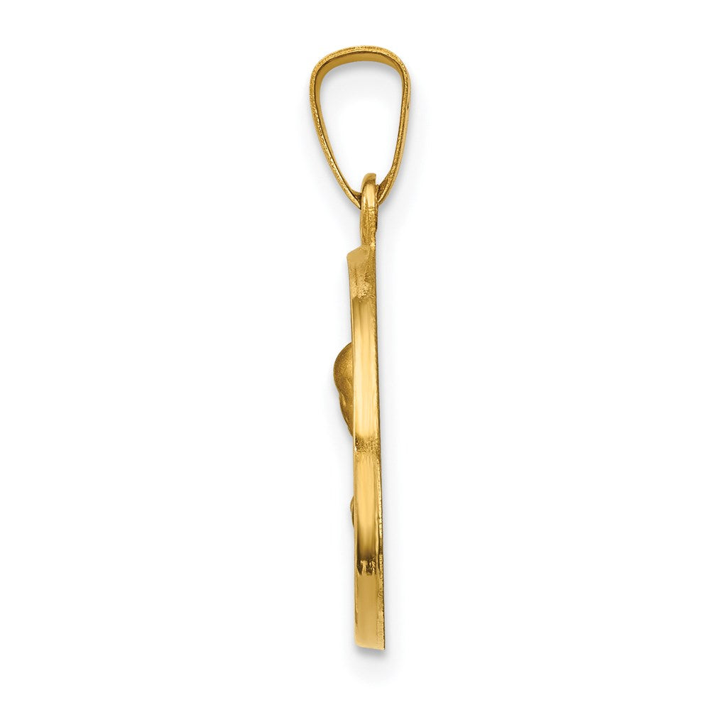 Gold Sacred Heart of Mary Pendants