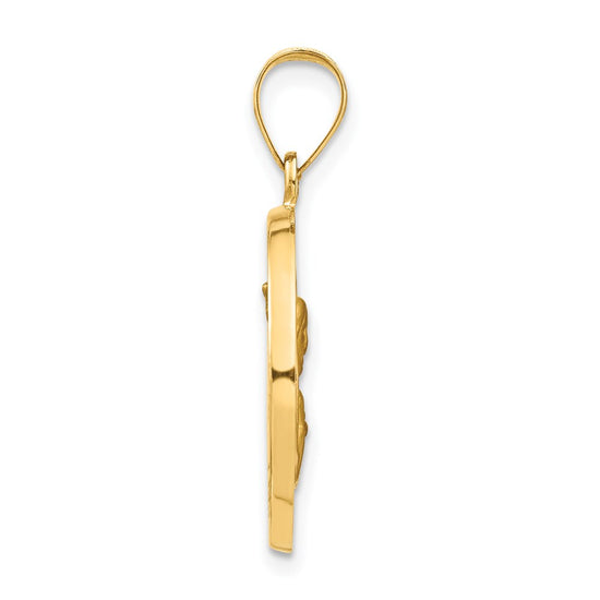 Gold Queen of the Holy Scapular Pendants