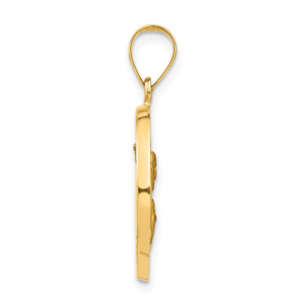 Gold Queen of the Holy Scapular Pendants