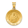 Gold Queen of the Holy Scapular Pendants