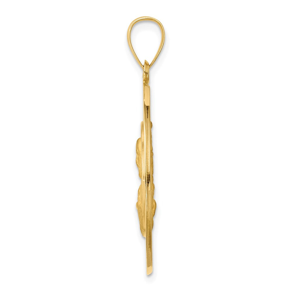 Gold Queen of the Holy Scapular Pendants