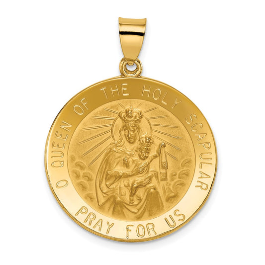 Gold Queen of the Holy Scapular Pendants