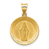 Gold Miraculous Medal Pendants