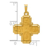 Gold Four Way Medal Pendants