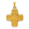Gold Four Way Medal Pendants