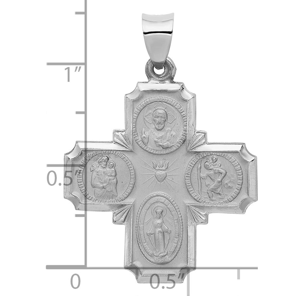 Gold Four Way Medal Pendants