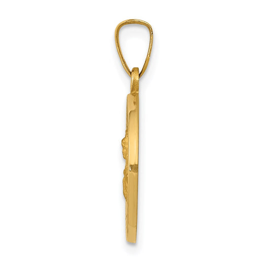 Gold St. Barbara Pendants