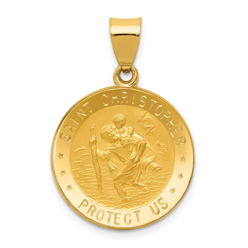 Gold St. Christopher Pendants