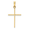 Gold Polished Latin Cross Pendant