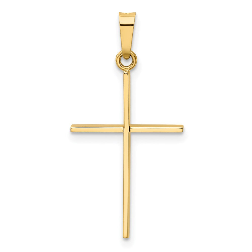 Gold Polished Latin Cross Pendant