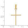 Gold Polished Latin Cross Pendant