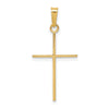 Gold Polished Latin Cross Pendant