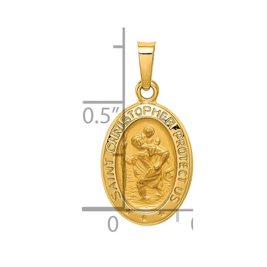 Gold St. Christopher Pendants