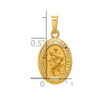 Gold St. Christopher Pendants