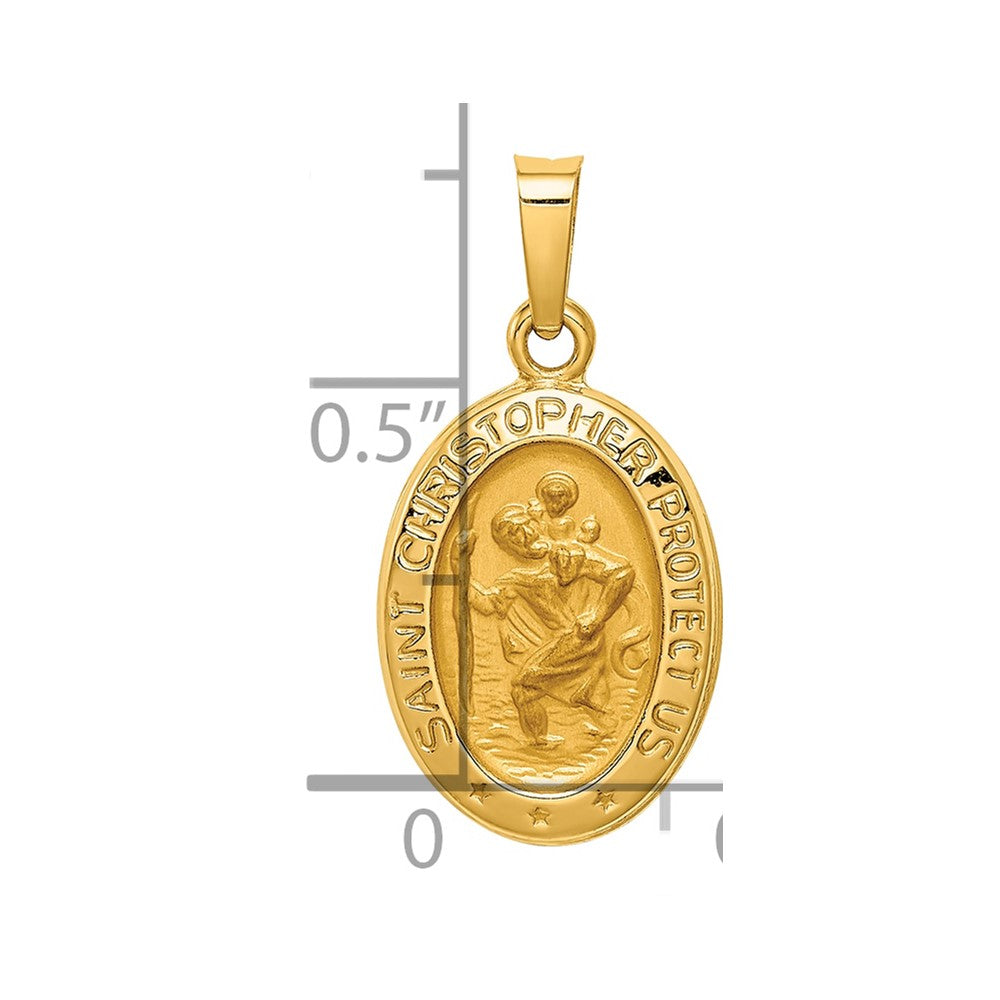 Gold St. Christopher Pendants