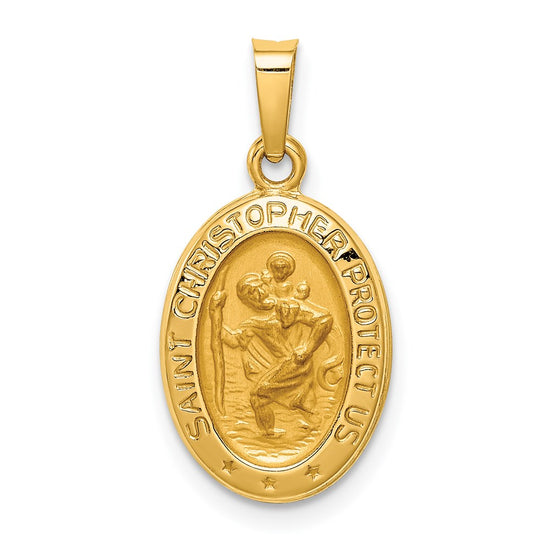 Gold St. Christopher Pendants