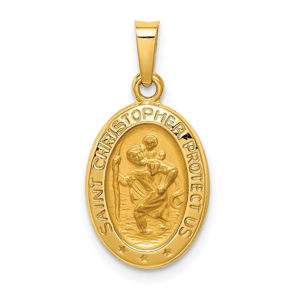 Gold St. Christopher Pendants