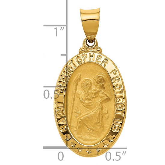 Gold St. Christopher Pendants