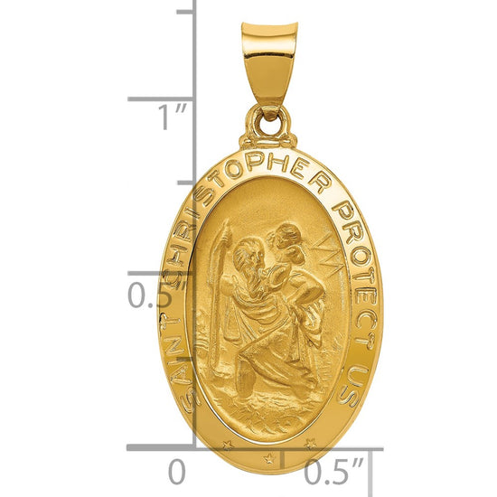 Gold St. Christopher Pendants