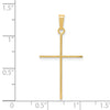 Gold Polished Latin Cross Pendant