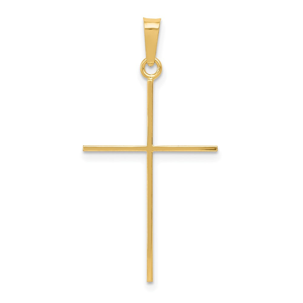Gold Polished Latin Cross Pendant