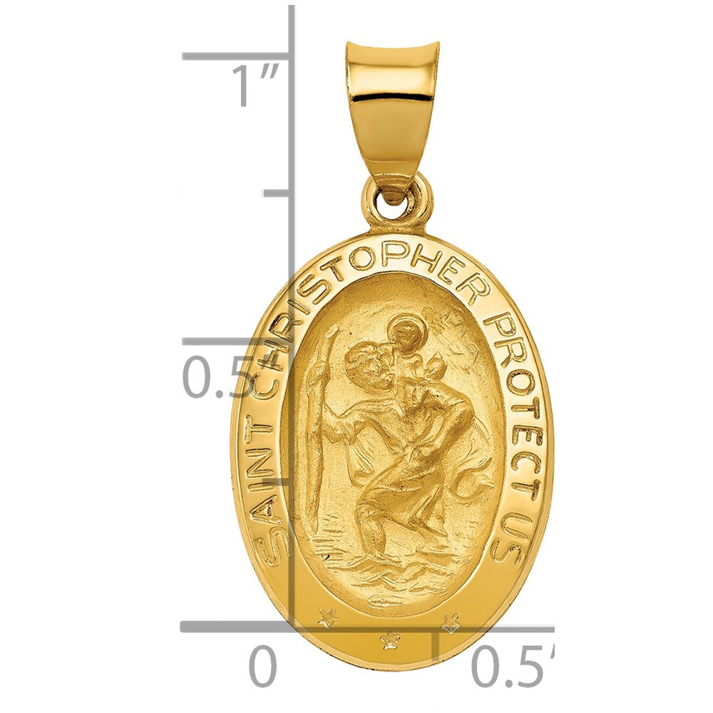 Gold St. Christopher Pendants