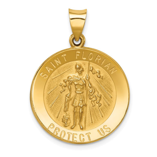 Gold St. Florian Pendants