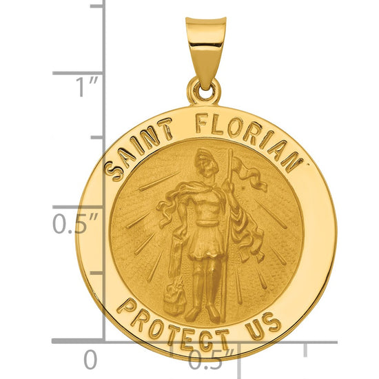 Gold St. Florian Pendants