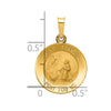 Gold St. Francis Pendants
