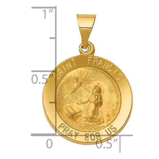 Gold St. Francis Pendants