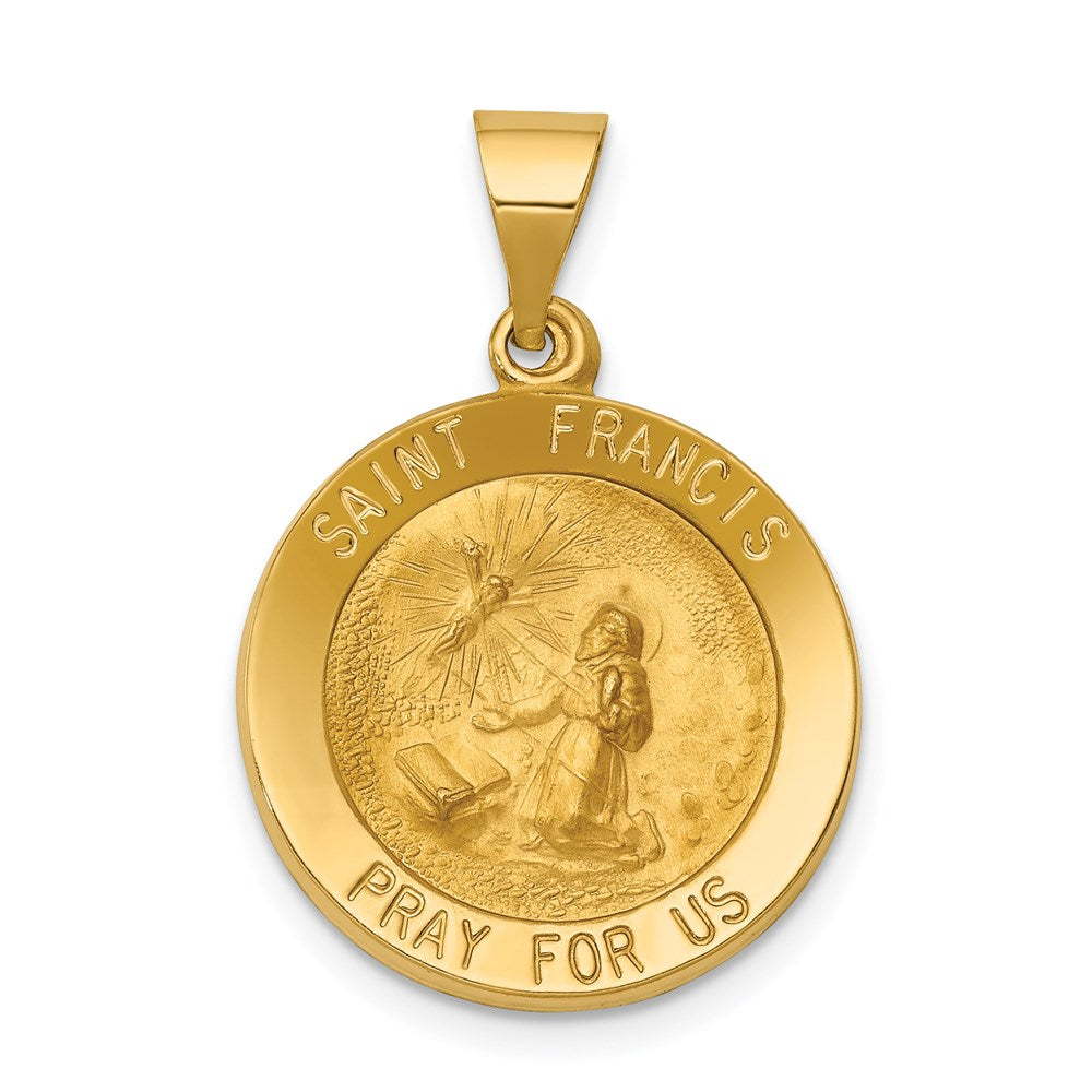Gold St. Francis Pendants