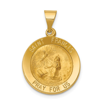 Gold St. Francis Pendants