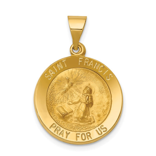 Gold St. Francis Pendants