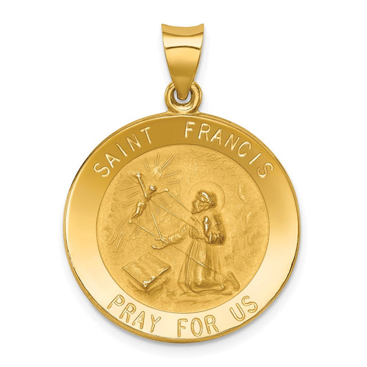 Gold St. Francis Pendants