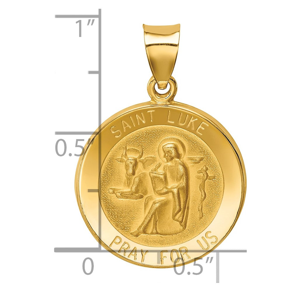 Gold St. Luke Pendants