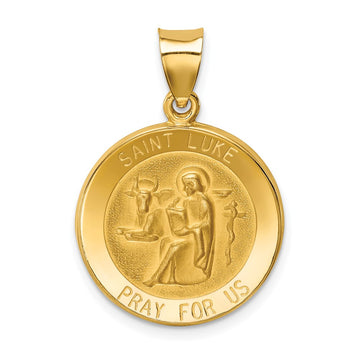 Gold St. Luke Pendants