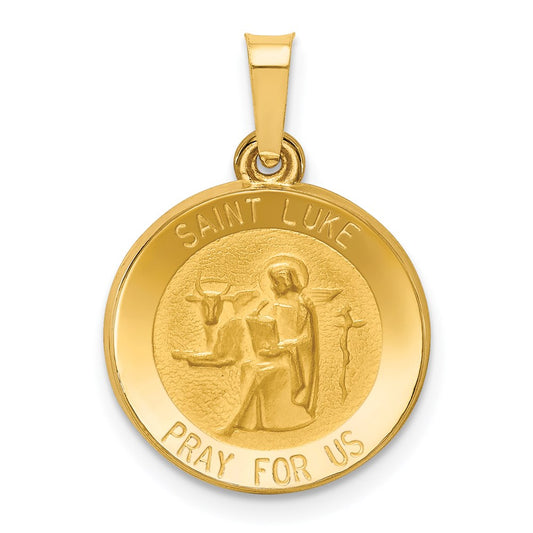 Gold St. Luke Pendants