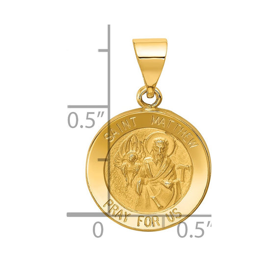 Gold St. Matthew Pendants