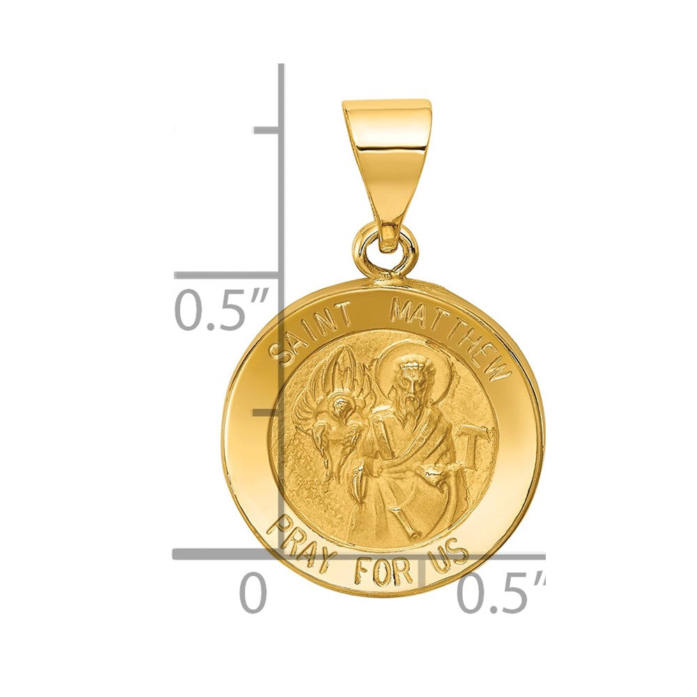 Gold St. Matthew Pendants