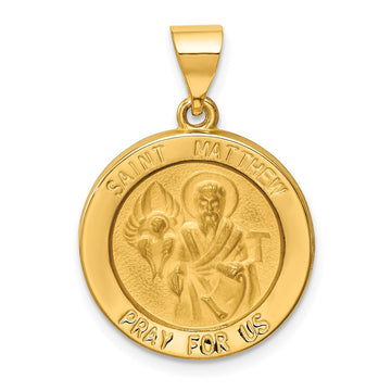 Gold St. Matthew Pendants