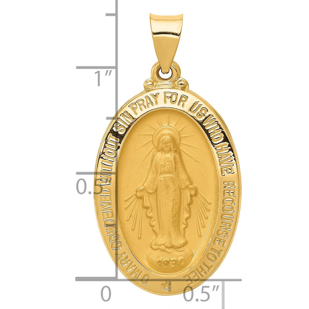 Gold Miraculous Medal Pendants