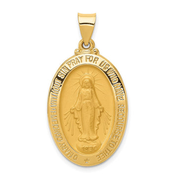 Gold Miraculous Medal Pendants