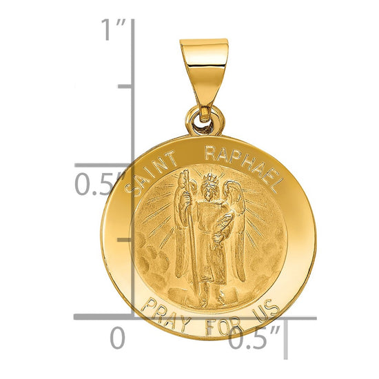 Gold St. Raphael Pendants